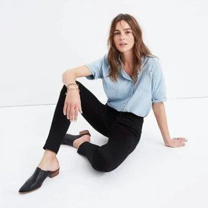 Madewell Women’s 10" High Rise Skinny Jeans Black Carbondale Wash High Waist 26